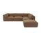 Modern European furniture - Chenille Modular Sofa - www.oroa.com