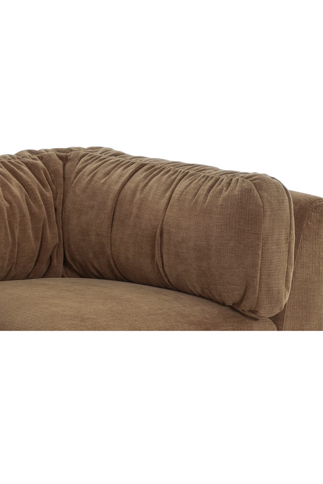 Modern European furniture - Chenille L-Shaped Modular Sofa - www.oroa.com
