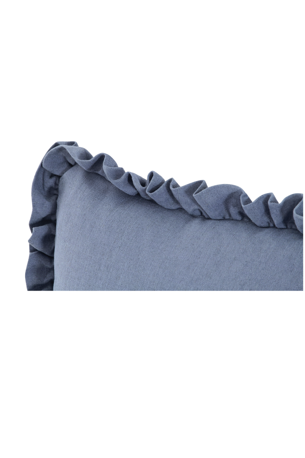 Ruffled-Edge Linen Cushion | Novi Living Betty | Oroa.com