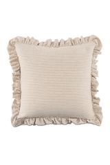 Modern European furniture - Ruffled-Edge Linen Cushion - www.oroa.com