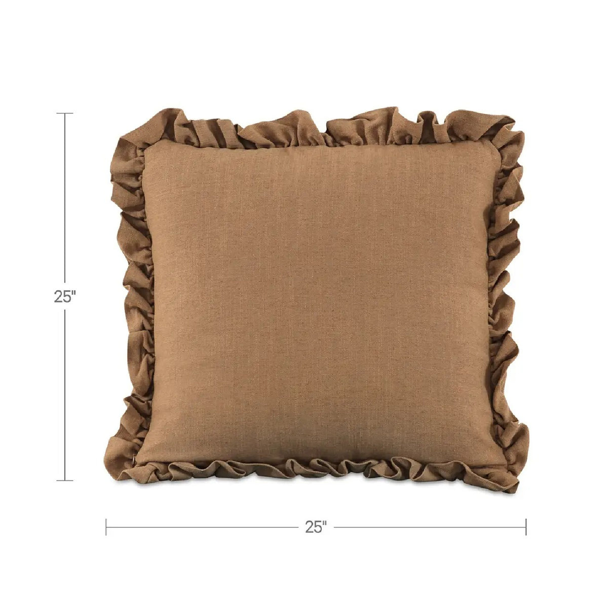 Linen Blend Ruffled Cushion | Novi Living Betty