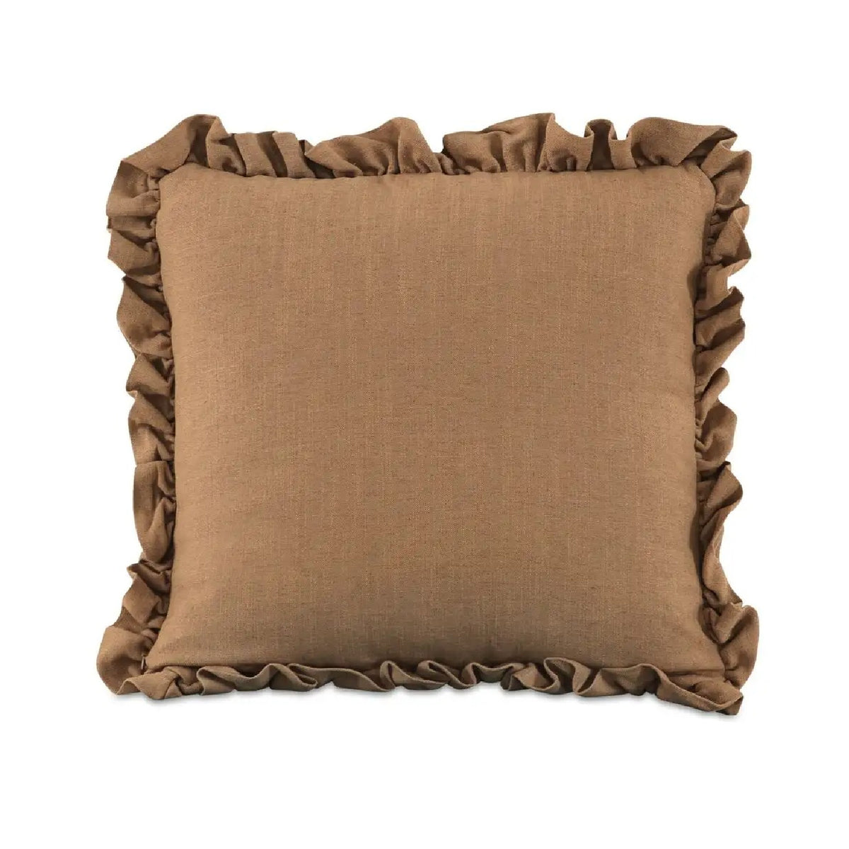 Linen Blend Ruffled Cushion | Novi Living Betty