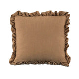 Linen Blend Ruffled Cushion | Novi Living Betty