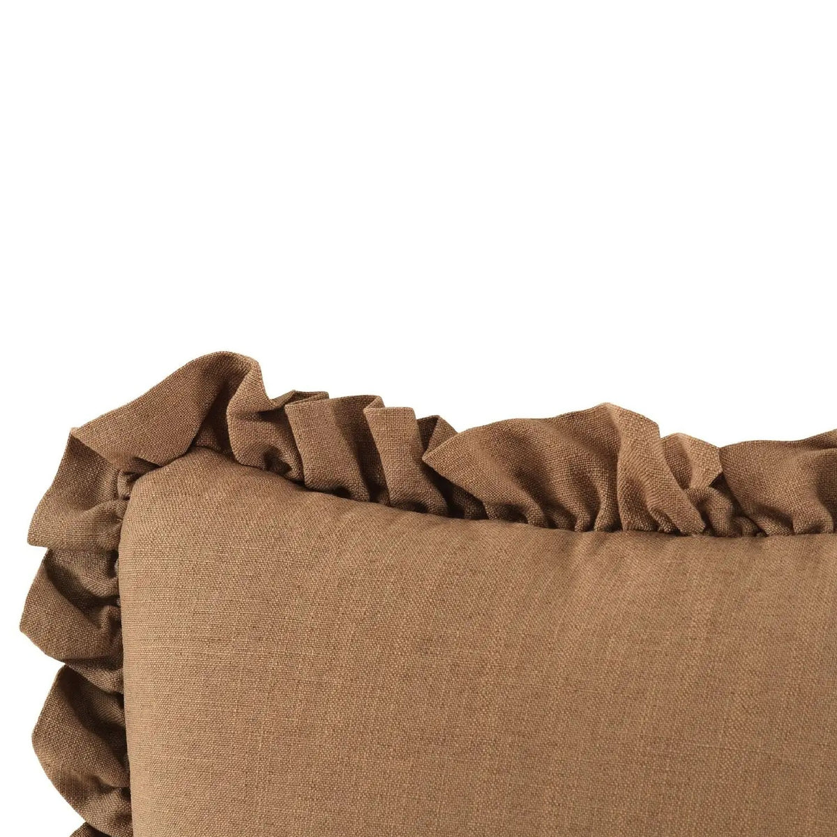 Linen Blend Ruffled Cushion | Novi Living Betty