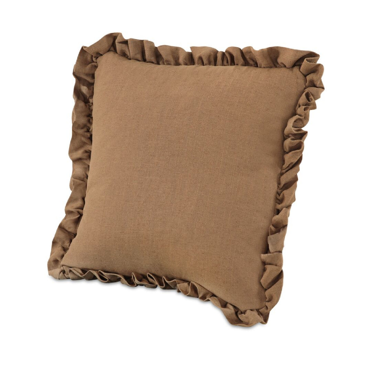 Linen Blend Ruffled Cushion | Novi Living Betty