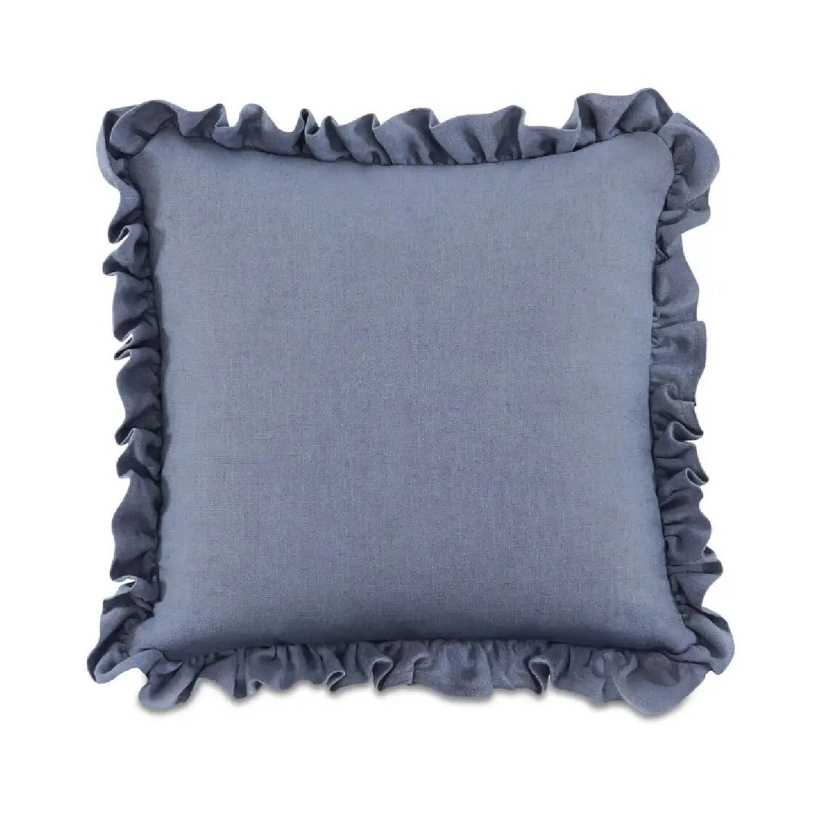 Linen Blend Ruffled Cushion | Novi Living Betty