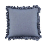 Linen Blend Ruffled Cushion | Novi Living Betty