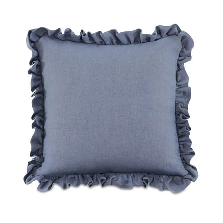 Linen Blend Ruffled Cushion - Novi Living Betty - view 10