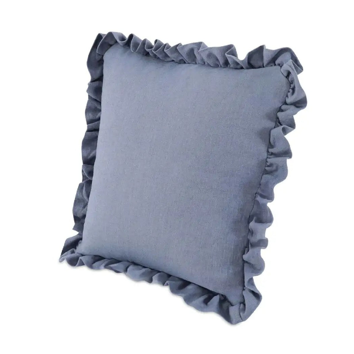 Linen Blend Ruffled Cushion | Novi Living Betty