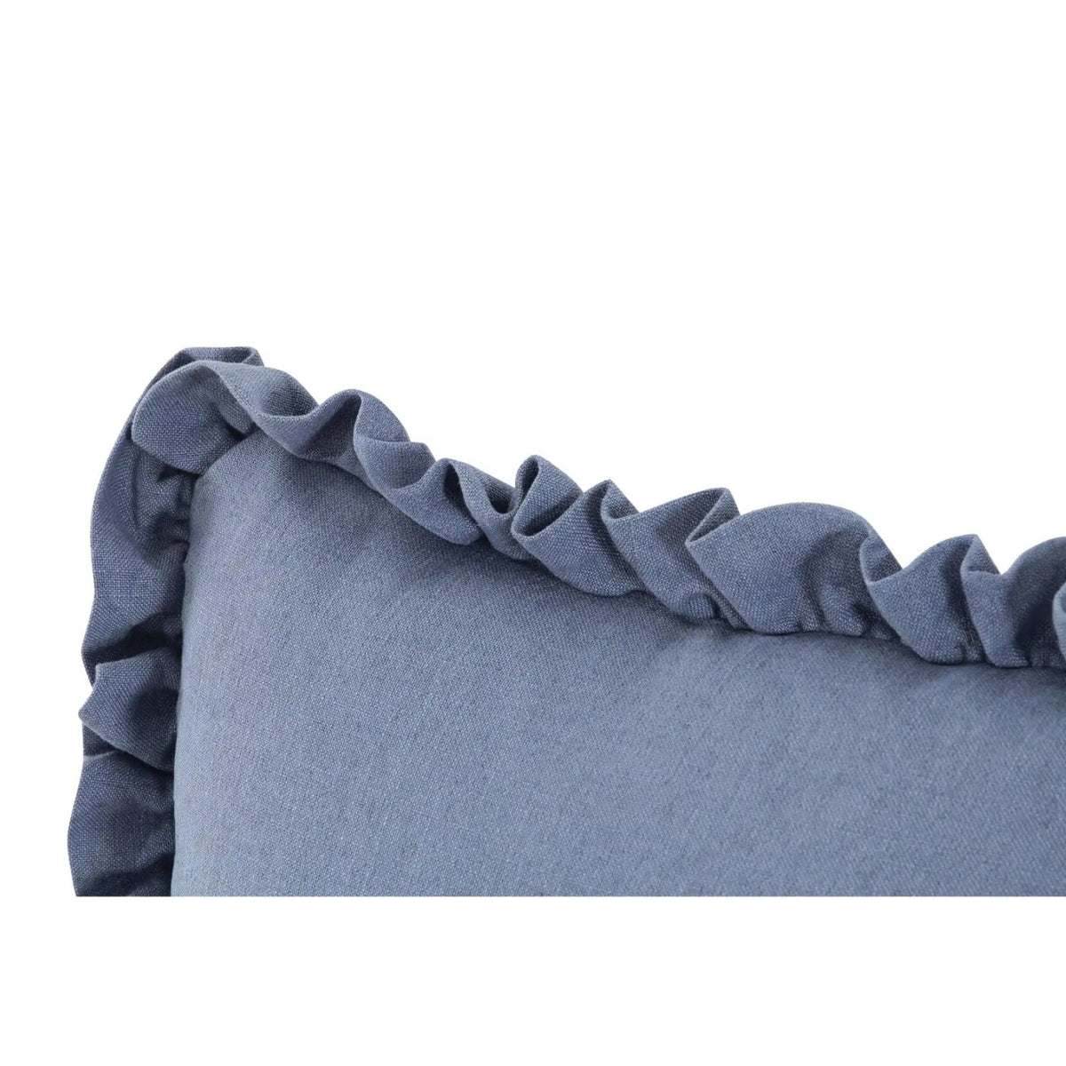 Linen Blend Ruffled Cushion | Novi Living Betty