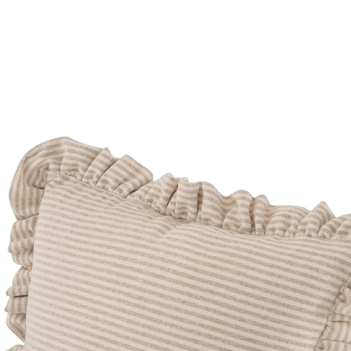 Linen Blend Ruffled Cushion | Novi Living Betty