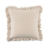 Linen Blend Ruffled Cushion | Novi Living Betty