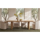 Swivel Upholstered Dining Chair | Novi Living Cecil