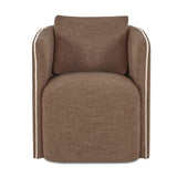 Swivel Upholstered Dining Chair | Novi Living Cecil