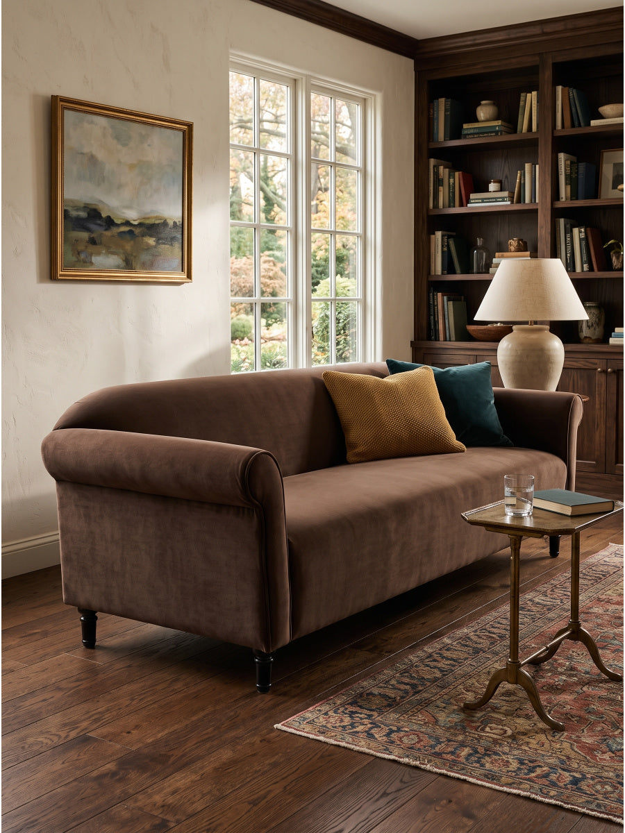 Velvet 3-Seater Sofa | Novi Living Harmony