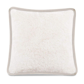 Modern European furniture - Cream Fur Look Pillow - www.oroa.com