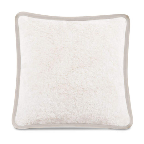 Modern European furniture - Cream Fur Look Pillow - www.oroa.com