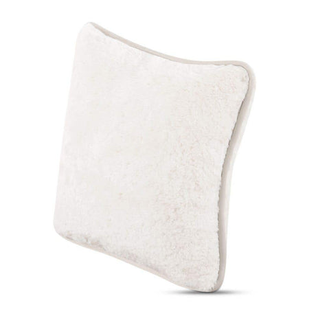 Modern European furniture - Cream Fur Look Pillow - www.oroa.com