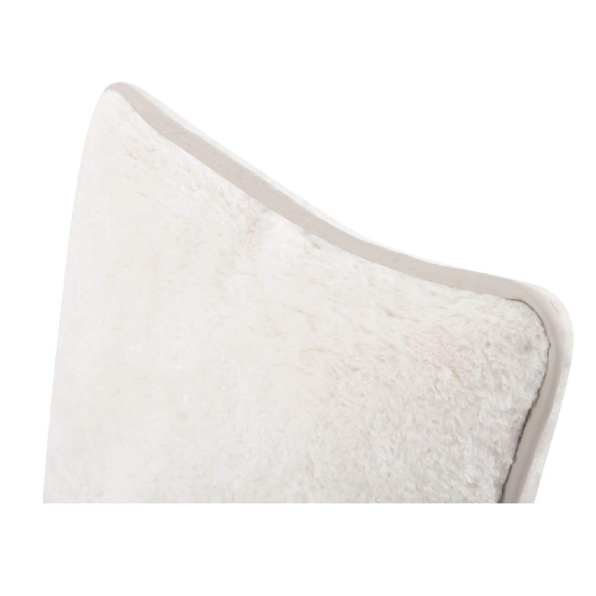 Modern European furniture - Cream Fur Look Pillow - www.oroa.com