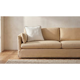 Modern European furniture - Cream Fur Look Pillow - www.oroa.com