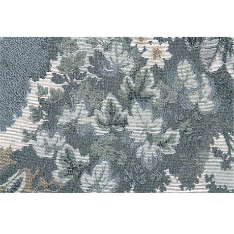 Modern European furniture - Blue Fringed Foliage Lumbar Pillow - www.oroa.com