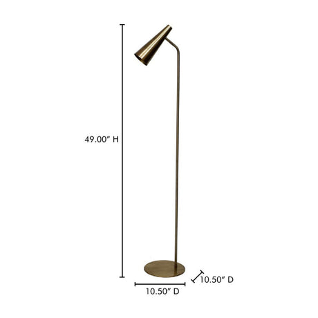 Modern European furniture - Conical Iron Floor Lamp - www.oroa.com