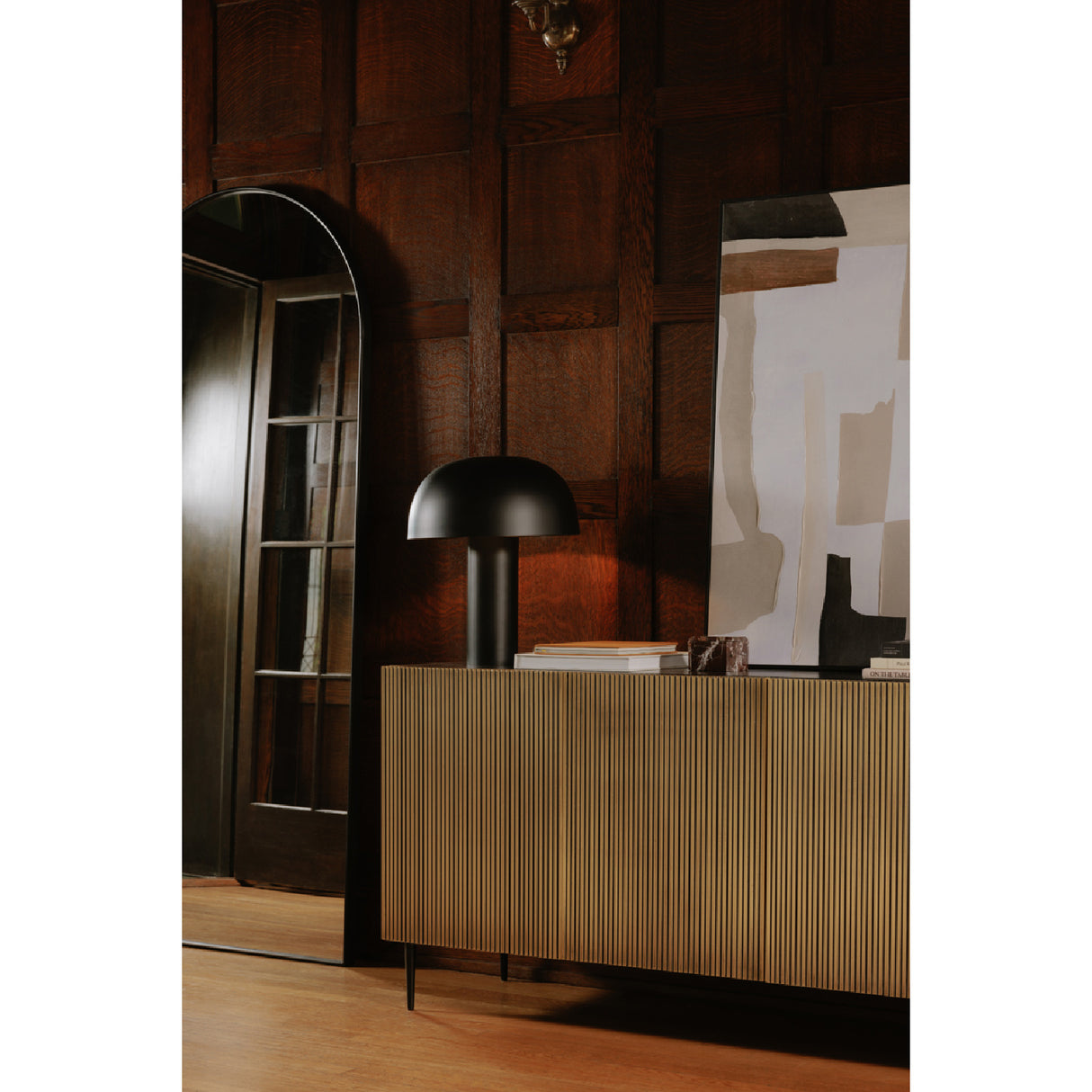 Modern European furniture - Black Dome Table Lamp - www.oroa.com