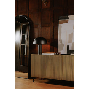 Modern European furniture - Black Dome Table Lamp - www.oroa.com