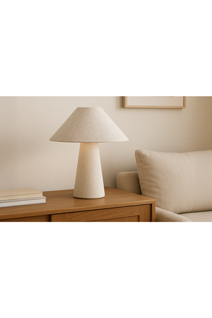 Flecked White Table Lamp | Novi Living Nori | Oroa.com