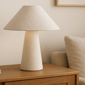   Flecked White Table Lamp | Oroa.com