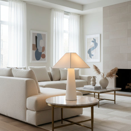 Modern European furniture - Cotton Wrapped Table Lamp - www.oroa.com