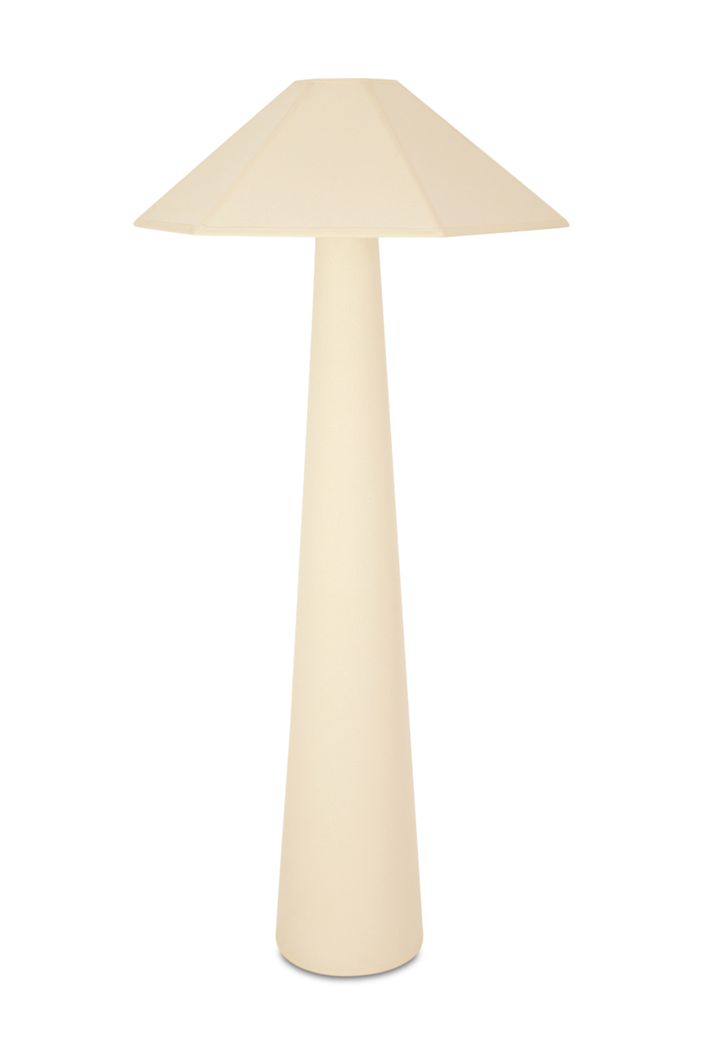 Cream Cotton Floor Lamp | Novi Living Gigi | Oroa.com