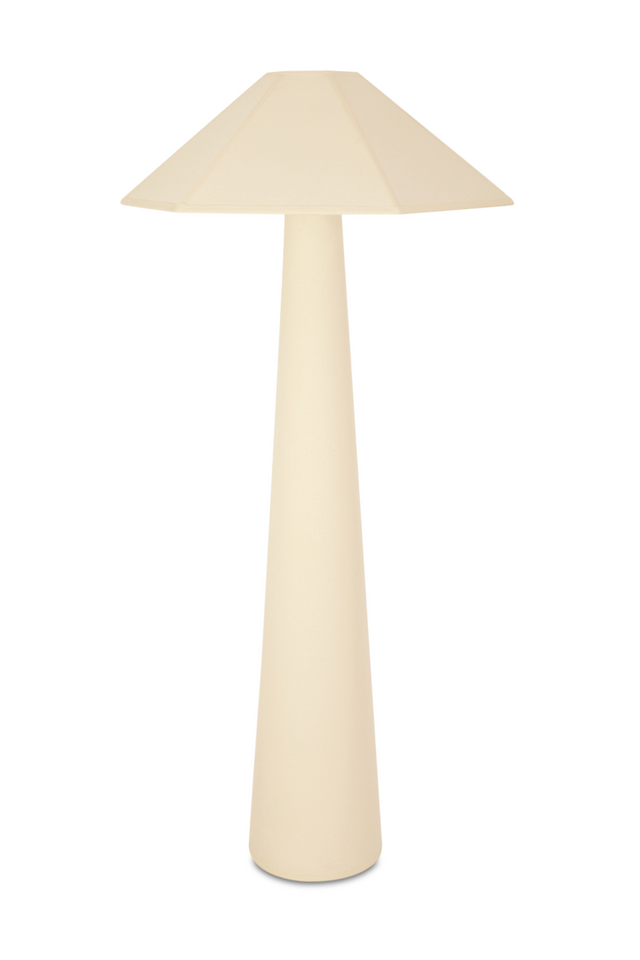 Cream Cotton Floor Lamp | Novi Living Gigi | Oroa.com