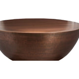Modern European furniture - Metallic Round Coffee Table - www.oroa.com