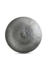 Modern European furniture - Antique Nickel Accent Table - www.oroa.com
