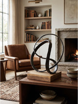 Black Aluminum Coiled Sculpture - Novi Living Lida - view 2