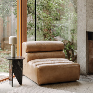 Modern European furniture - Round Marble Modern Accent Table - www.oroa.com