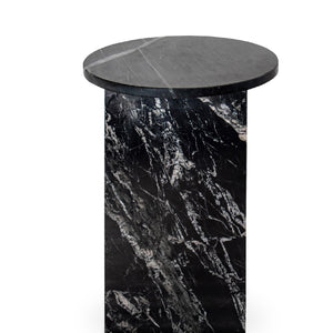 Modern European furniture - Round Marble Modern Accent Table - www.oroa.com