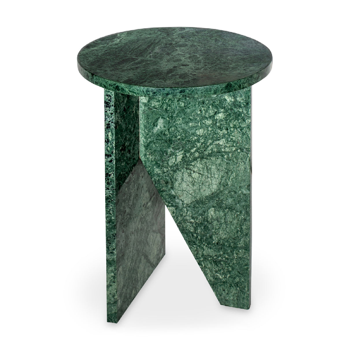 Modern European furniture - Round Marble Modern Accent Table - www.oroa.com