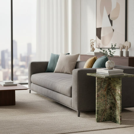   Modern European furniture - Marble Square Accent Table - www.oroa.com | Oroa.com