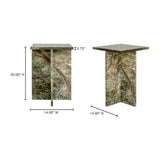 Modern European furniture - Marble Square Accent Table - www.oroa.com