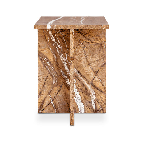 Modern European furniture - Marble Square Accent Table - www.oroa.com