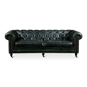 Modern European furniture - Tufted Chesterfield Leather Sofa - www.oroa.com