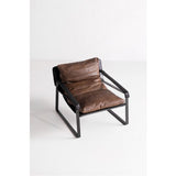 Modern European furniture - Leather Modern Classic Accent Chair - www.oroa.com