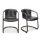 Modern European furniture - Cantilevered Dining Chair Set (2) - www.oroa.com