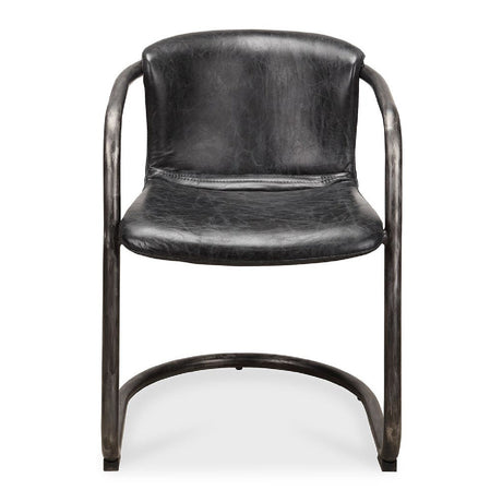 Modern European furniture - Cantilevered Dining Chair Set (2) - www.oroa.com