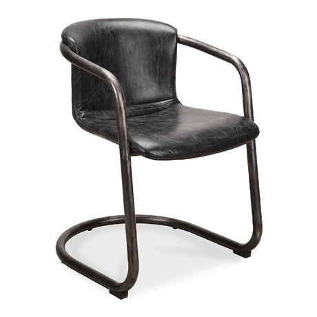 Modern European furniture - Cantilevered Dining Chair Set (2) - www.oroa.com