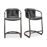 Modern European furniture - Cantilevered Counter Stool Set (2) - www.oroa.com