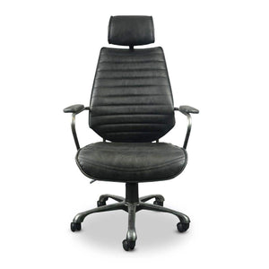 Modern European furniture - Adjustable Leather Office Chair - www.oroa.com