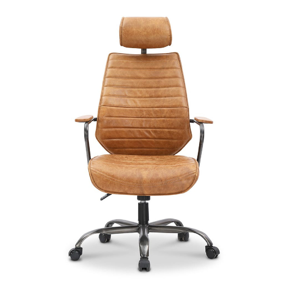 Modern European furniture - Adjustable Leather Office Chair - www.oroa.com